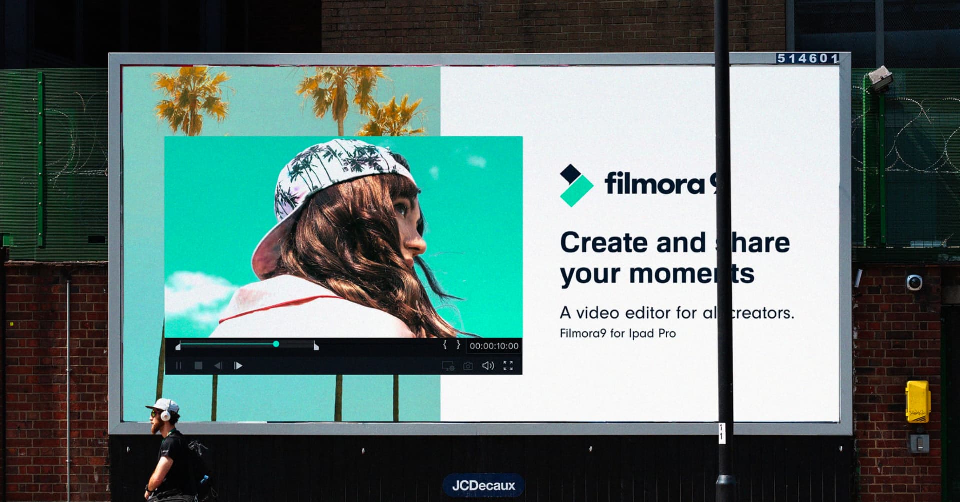 filmora 9 billboard campaign