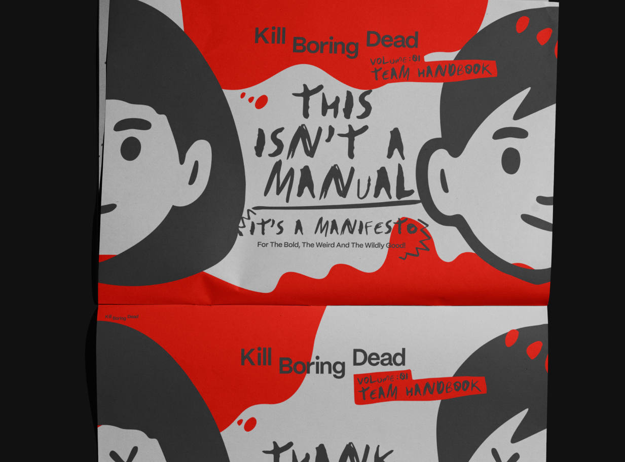 kill boring dead team handbook spread