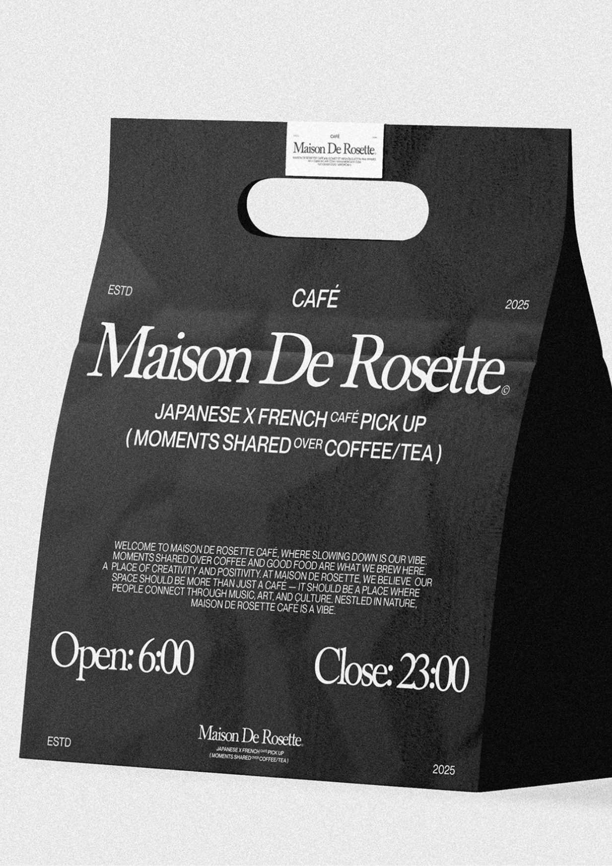 maison de rosette shopping bag